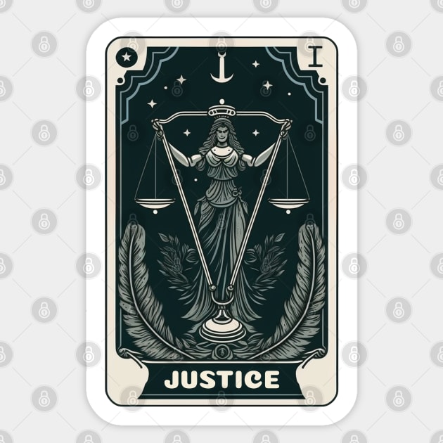 Justice Zodiac Sticker by Stoic King